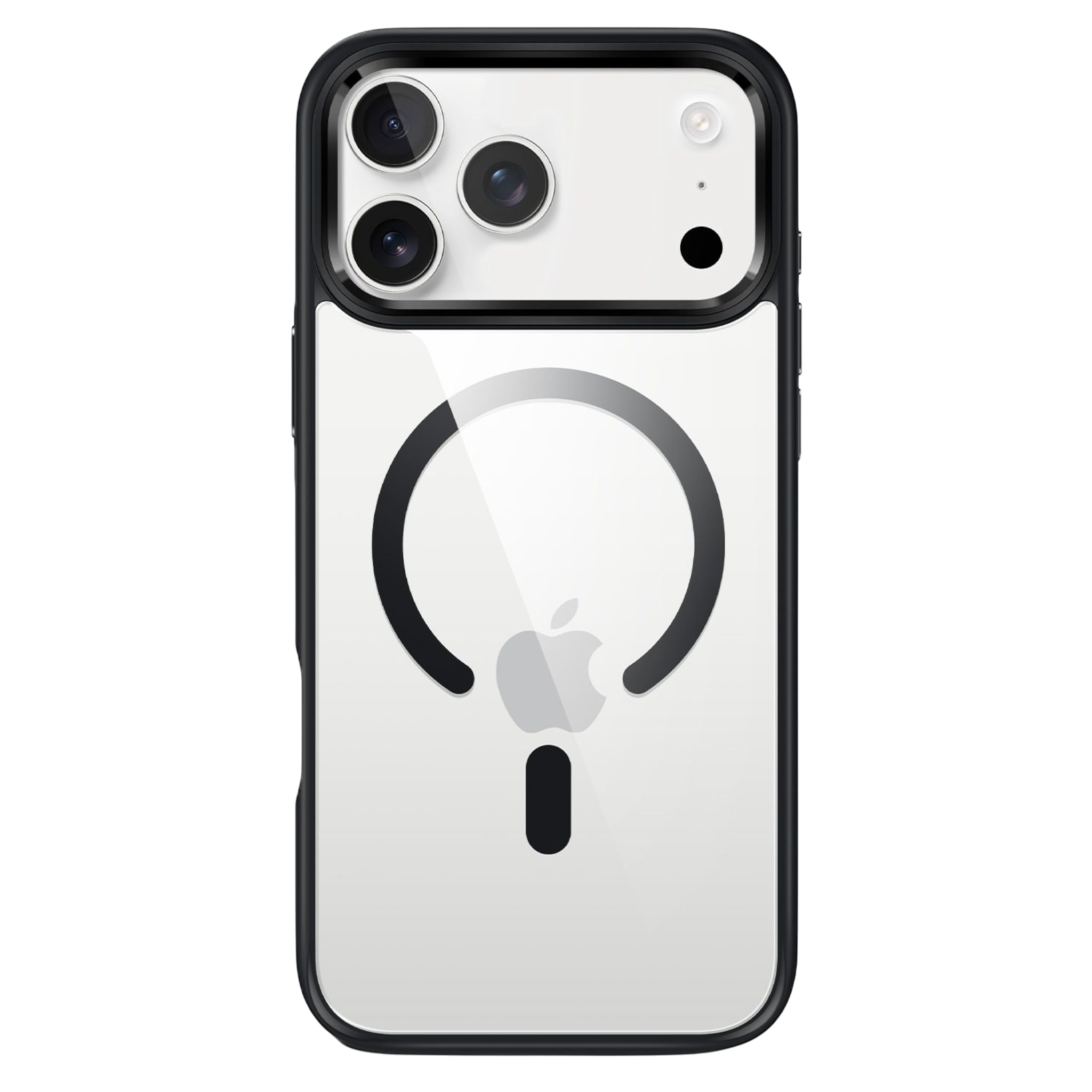 Capa 1 Kase Ultra Hybrid transparente com bordas pretas e MagSafe para iPhone 18 Pro Max
