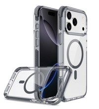 Capa 1 Kase Fusion transparente com MagSafe para iPhone 18 Pro, feita de policarbonato, TPU e TPE com reforço nos cantos