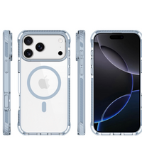 Capa 1 Kase Fusion transparente com MagSafe para iPhone 18 Pro, destacando tecnologia Corner Lock e proteção robusta